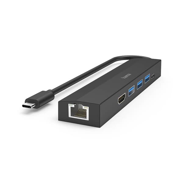 USB-C-moniporttisovitin, 6 porttia