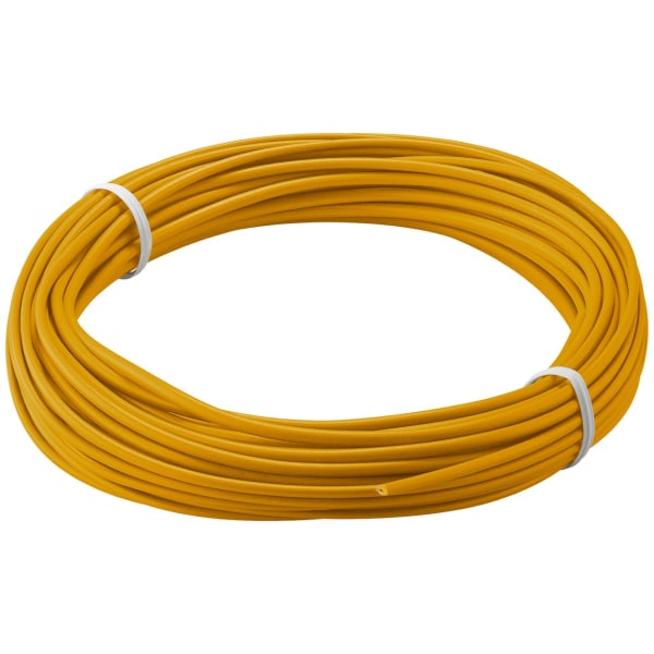 Koppartråd isolerad, 10 m, orange