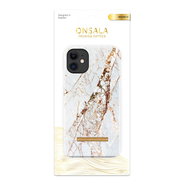 Mobilskal Soft White Rhino Marble - iPhone 11