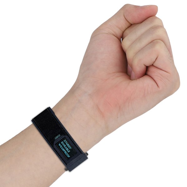 22 mm Klockarmband för Garmin Quatix 7 Pro/FeniX/Fenix 6/Fenix 5 Storlek M Nylon Svart