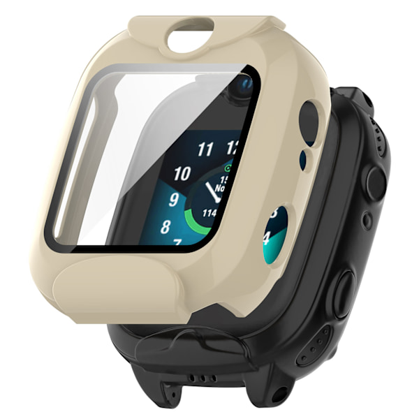 Elfenbensvitt skyddsfodral för Xplora XGO2 Smartwatch
