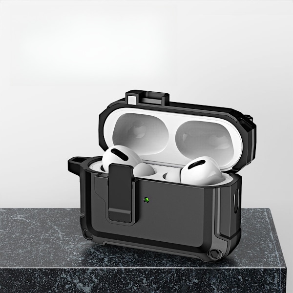Suojakotelo AirPods Pro 2:lle Musta