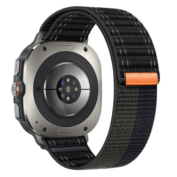 Samsung Galaxy Watch Ultra Nylonrem - Sort