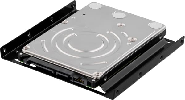 Mounting frame to be able to mount a 2.5 "hard drive in a 3.