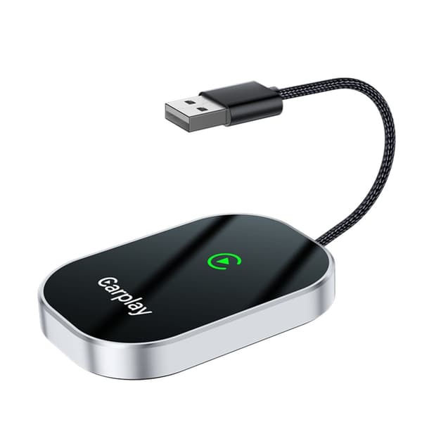 Smart Carplay & Android Auto Trådløs Adapter - 2-i-1 Forbindelsesboks, kompatibel med Apple og Android Enheder