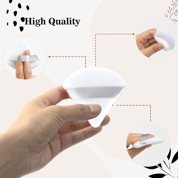 Meikkihuisku 3 kpl White 3-pack White