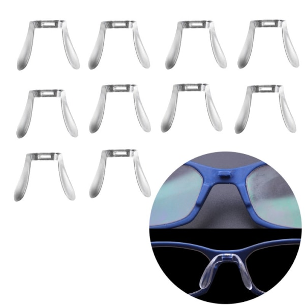 U-formad Nässkydd näsdyna för glasögon 19x23 mm 10-pack