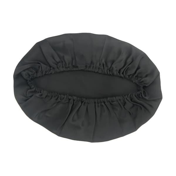 100 % sidenmössa för kvinnor Black Black