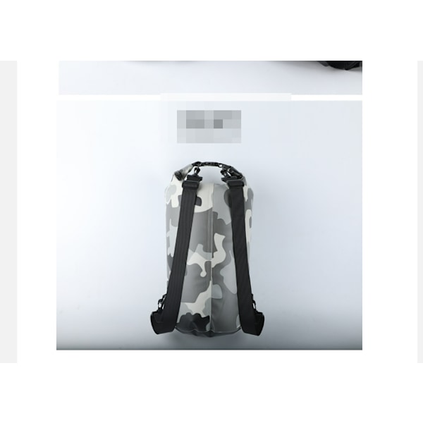 Olkaimeton vedenpitävä reppu ulkoiluun ja retkeilyyn - Camouflage Harmaa S