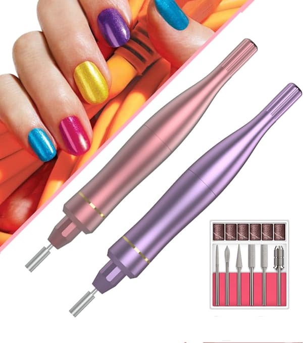Elektrisk Nagelfil med Hastighetskontroll Purple Purple
