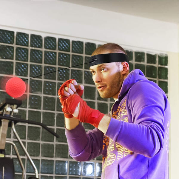 INF Pannband och 3 Boxbollar för Pannbandsboxing