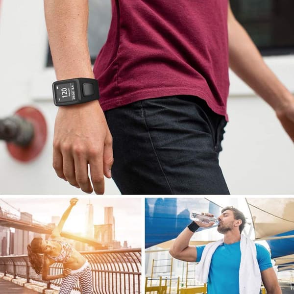 TomTom Adventurer / Golfer / Runner / Spark mm ranneke silikoni Black Black