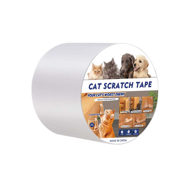 Transparent PVC Kattskrap Soffskyddstejp - 10cm Bredd