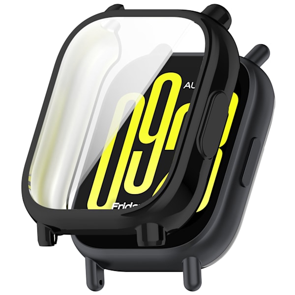 Beskyttelsesskal til Redmi Watch 5 Active - Full Cover Case i Sort
