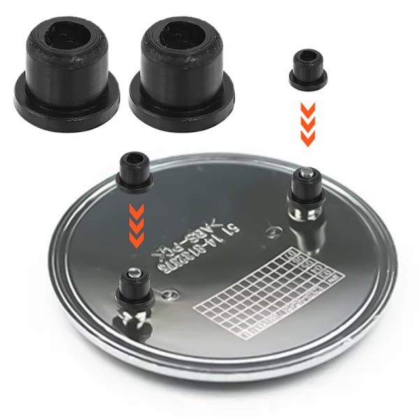 Firmware Clip Spænde - 100 Stk/Pakke, Sorte Nylon Fastgørelseselementer