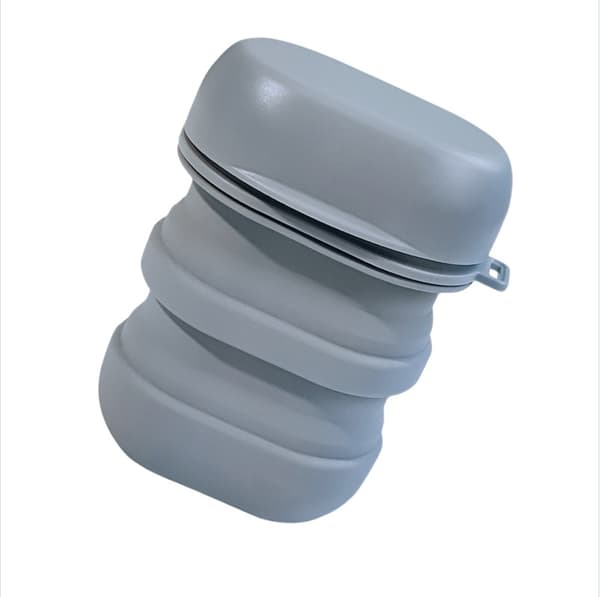 Foldbar Multifunktionel Afløbs Rejse Sæbeæske Grey Grey