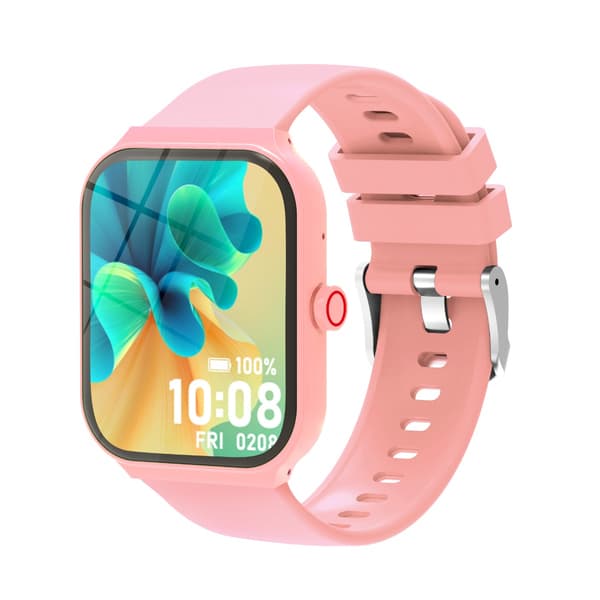 Multifunktionell Smartwatch med Bluetooth-samtal och Hälsoövervakning, kompatibelt med Android och iOS Pink Pink
