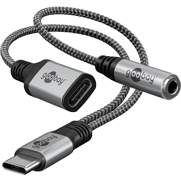 Adapter USB-C™ til USB-C™ og jackstik, 3,5 mm AUX