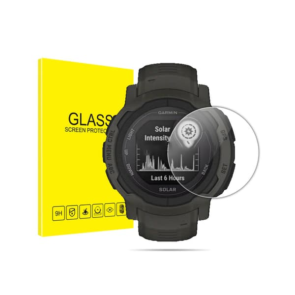 Garmin Instinct 2 skärmskydd, 2-pack HD härdat glas