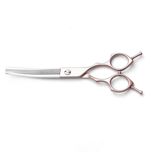 Husdyrsaks 6,5 tommer - sølv Curved tooth scissors