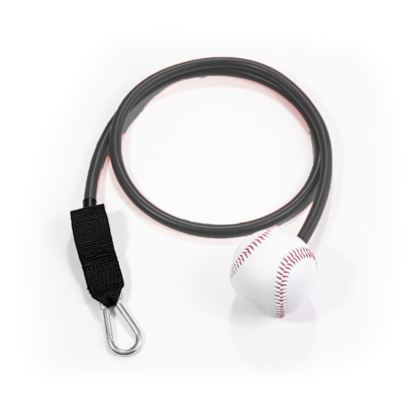 Högkvalitativ basebolltränare i latex och nylon Svart