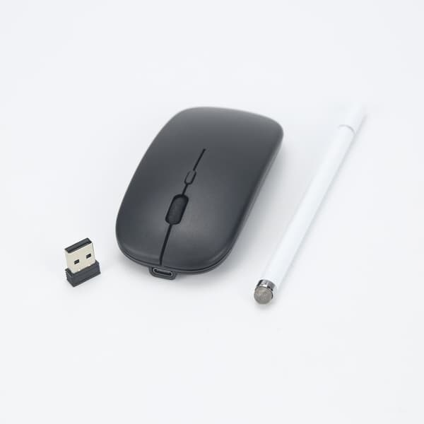Bluetooth Tastatur Etui med Touchpad og Gradient Baggrundsbelysning Kompatibel med Redmi Pad SE 11 - Sort