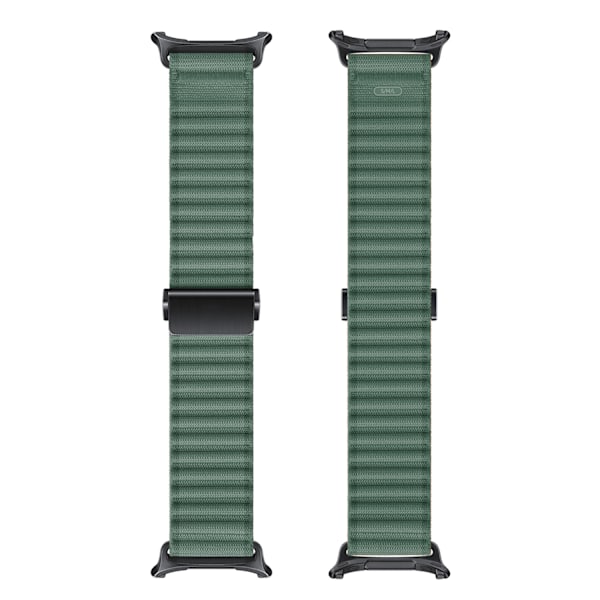 Militärgrönt nylonarmband för Samsung Galaxy Watch Grön