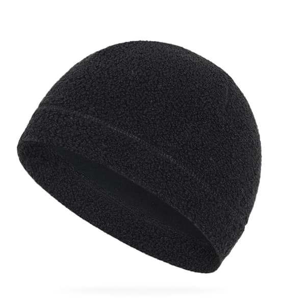 Mössa i fleece Black Black