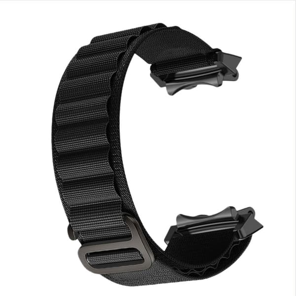 Kompatibel med nylonögla för Amazfit T-Rex 2 Black Black