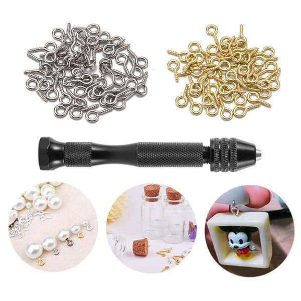49 PC 0,5-3,0 mm Höghastighetstål Miniborrset Black Black