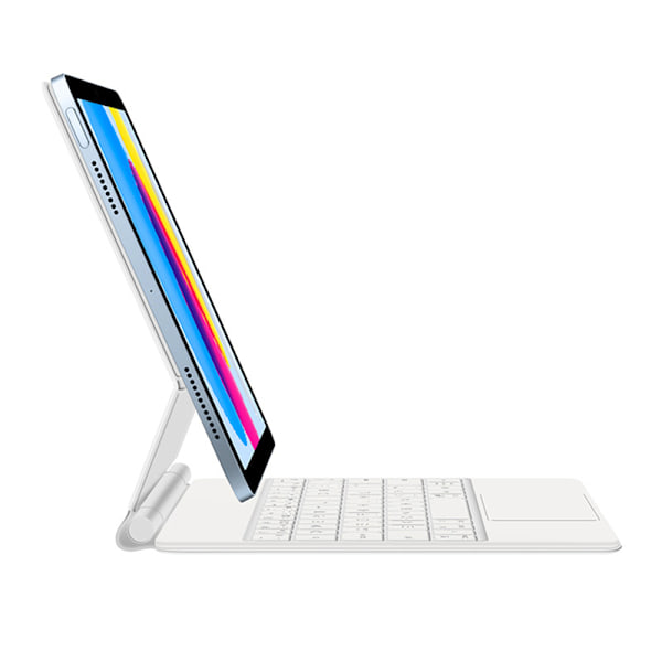 INF Skyddande fodral för iPad med Bluetooth-tangentbord iPad 10 10.9 Vit