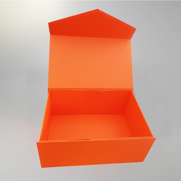 Stor V-formet gaveæske Orange L Orange L