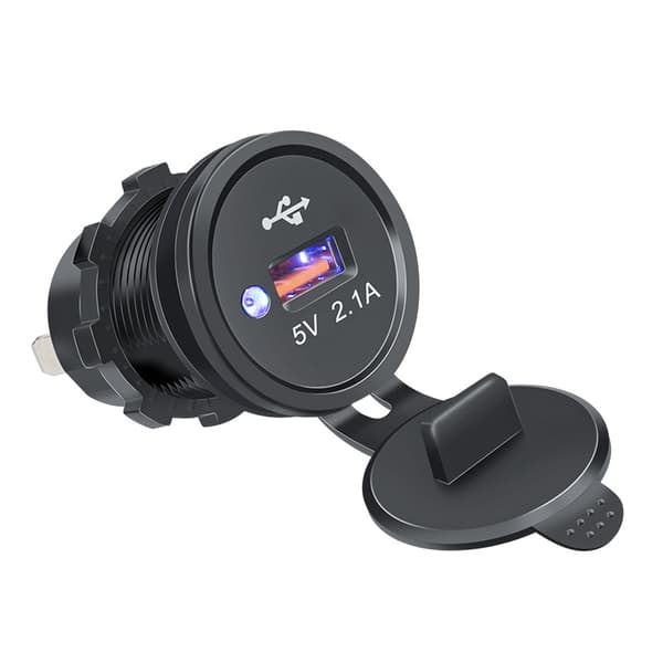 YC-A52QC Enkelt USB 2.1A Biloplader