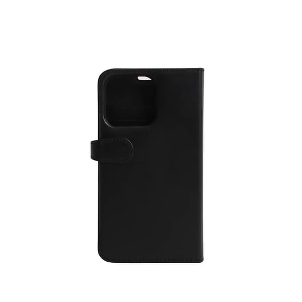 Wallet Læder Til 3 kort iPhone 13 Pro Sort