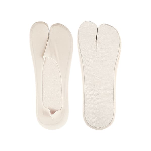 Ice Silk Split Toe No Show Socks - 4 Pairs Summer Socks