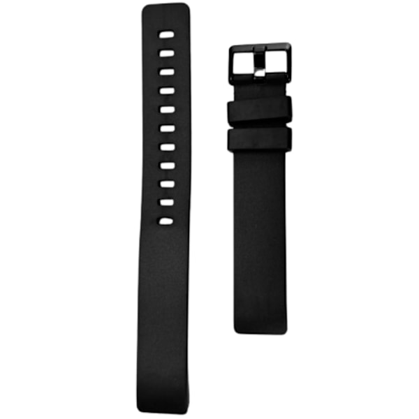 Silikonihihna Fitbit Inspire/Inspire HR:lle Musta M