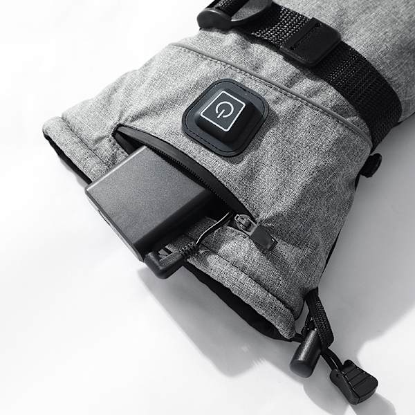 Uppvärmda handskar för utomhusaktiviteter (en storlek) Handskar + 4000 mAh batteri