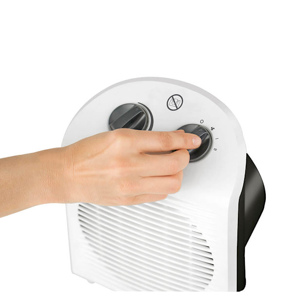 Värmefläkt 2000W IP21 Vit