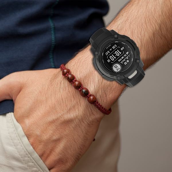 Silikon Klockarmbandsarmband för Garmin Instinct 2X Svart
