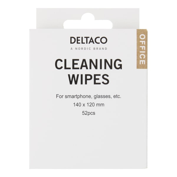 Office cleaning wipes for smartphone, 1-pack 52pcs