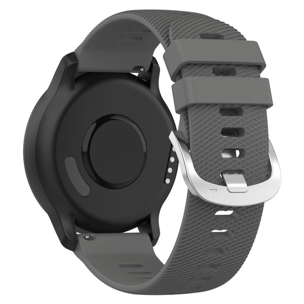 Urrem silikone Garmin Forerunner 265 / 265 Music / 255 / 255 Music / Venu 2 / Vivoactive 4 Mørkegrå 22 mm