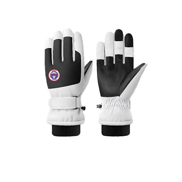 Tech Handskar med Arctic Fleece Foder M Vit