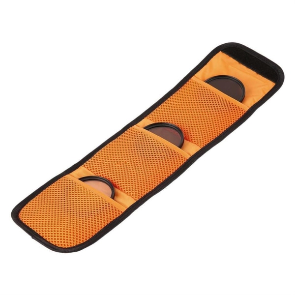 3-positions multifunktionel vandtæt stødsikker filterholder Oran Orange