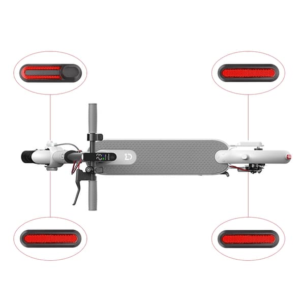 Xiaomi M365/PRO2 Scooter Sidodekoration Överdrag 4st Red Red