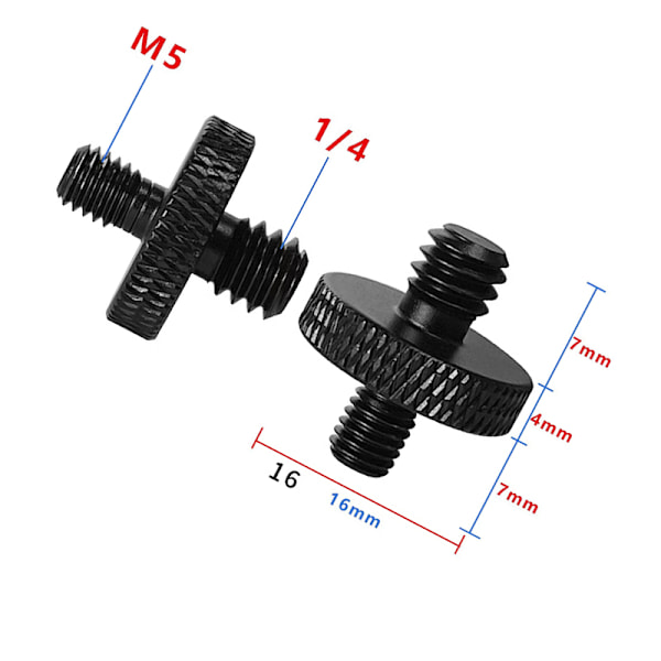 Stativgängadapter 1/4" till M10 - 5-pack M5