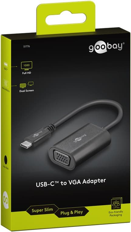 USB-C™–VGA-sovitin