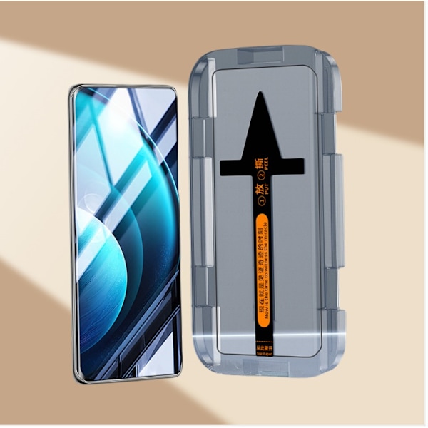 Curved skärmskydd med enkel applikator för Vivo X80