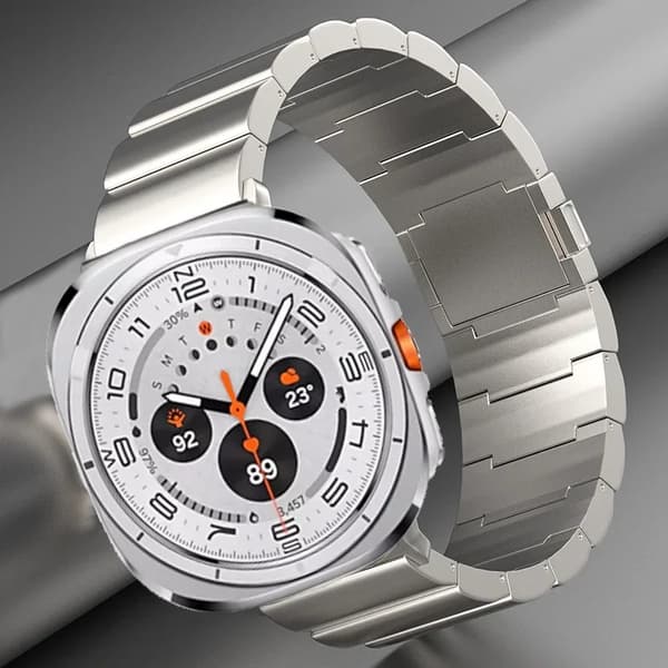 Titanium magnetrem til Samsung Galaxy Watch 7 Ultra Silver Silver