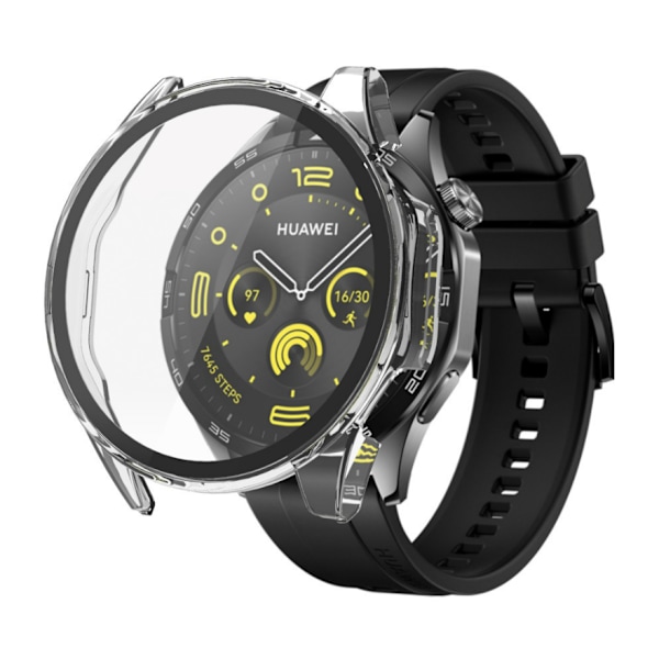Huawei GT4 41MM karkaistua lasia oleva näytönsuojakotelo Läpinäkyvä