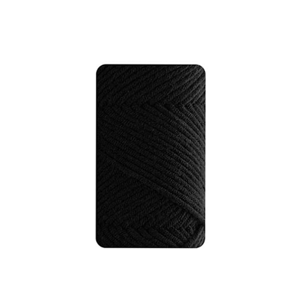 Chunky Yarn Black Black